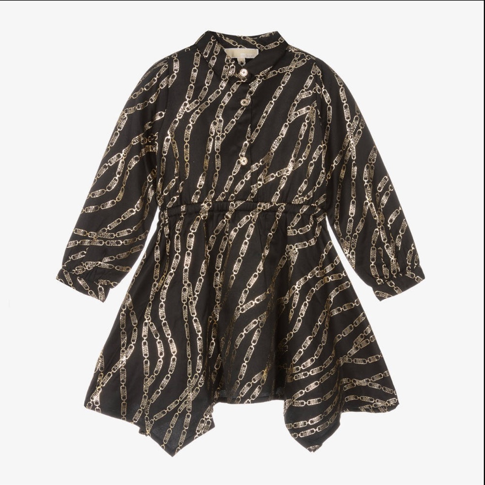 Michael Kors chain link handkerchief dress